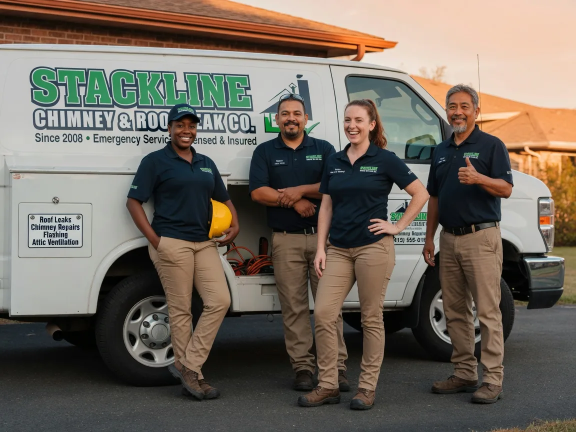 Chimney flashing repair company in Bogue, KS